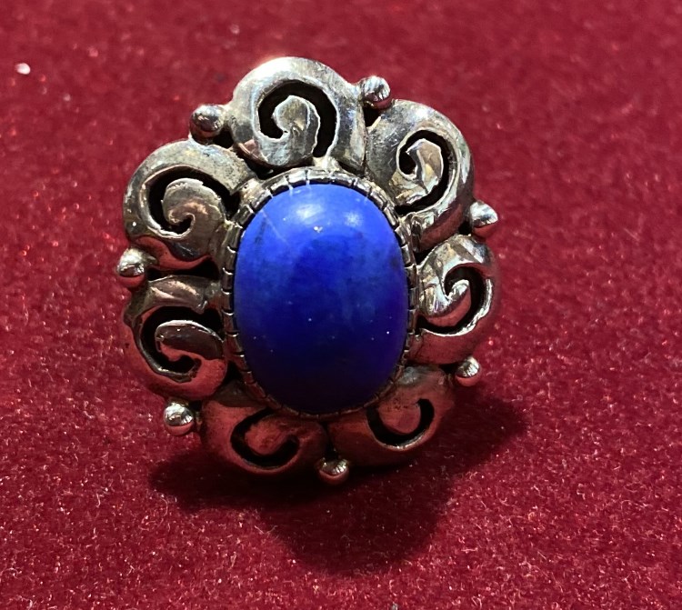 Bague argent Lapis-lazuli