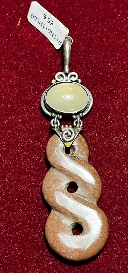 Pendentif argent Pierre de Lune