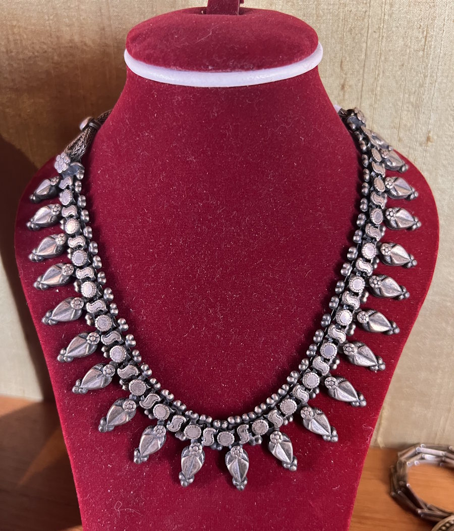 Collier argent