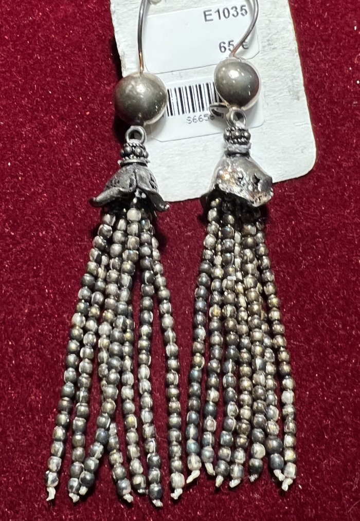 Boucle d'oreille argent