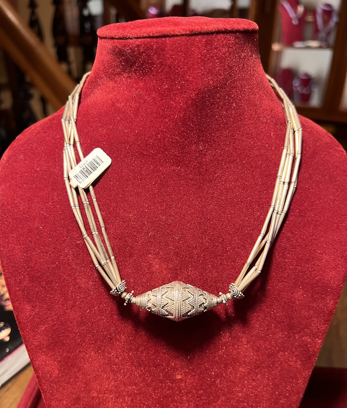 Collier argent