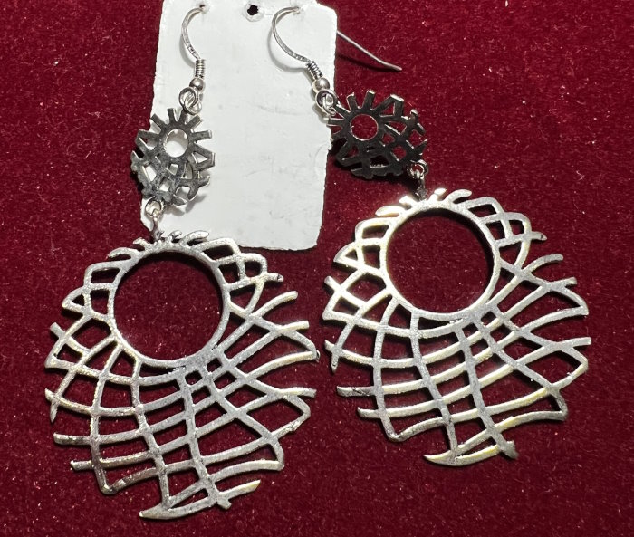 Boucle d'oreille argent