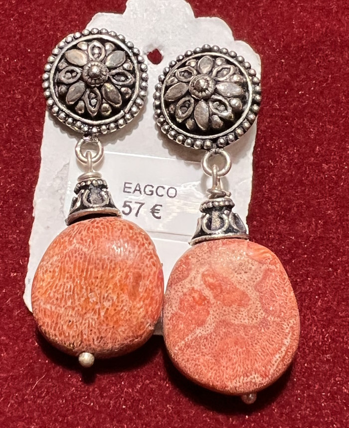 Boucle d'oreille argent