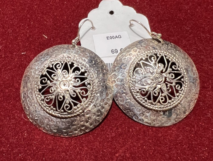 Boucle d'oreille argent