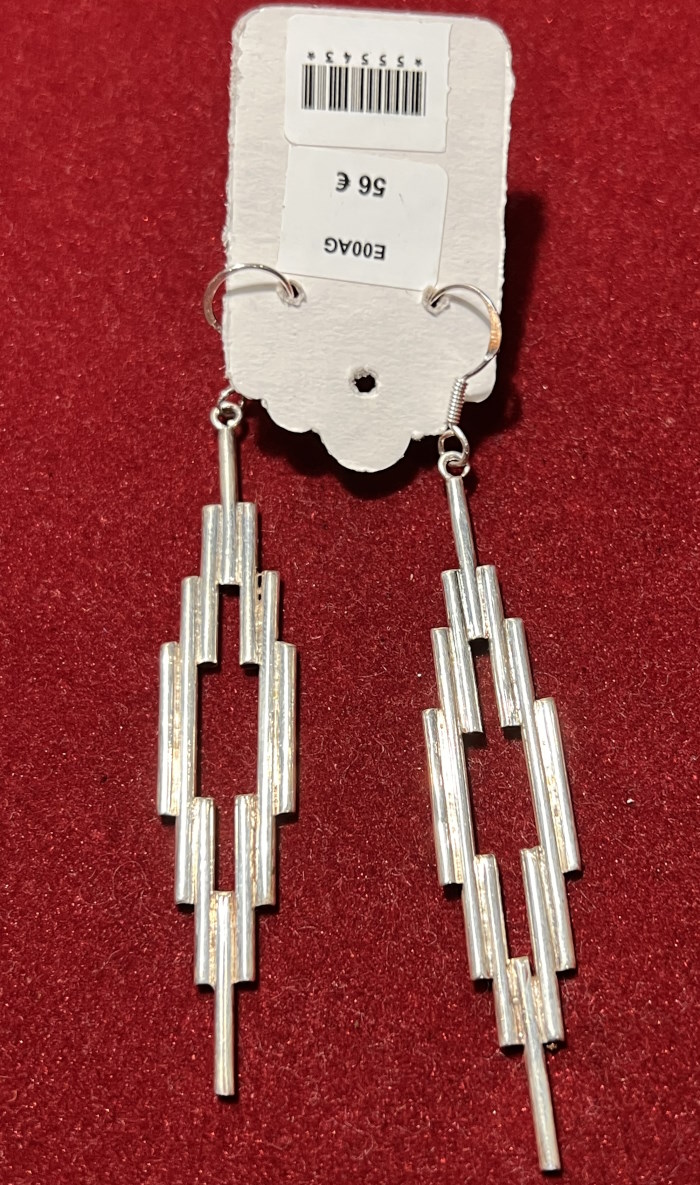 Boucle d'oreille argent