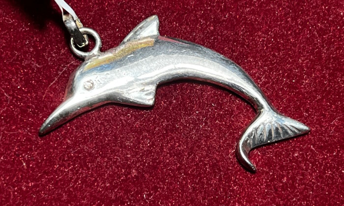 Pendentif argent dauphin