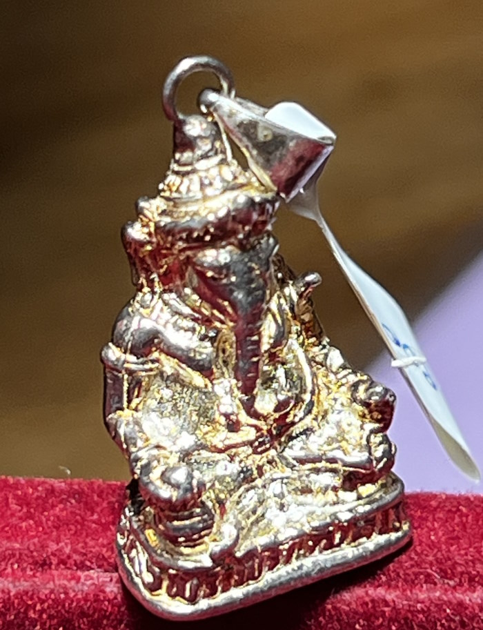 Pendentif argent Ganesh
