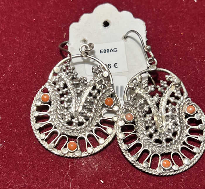 Boucle d'oreille argent