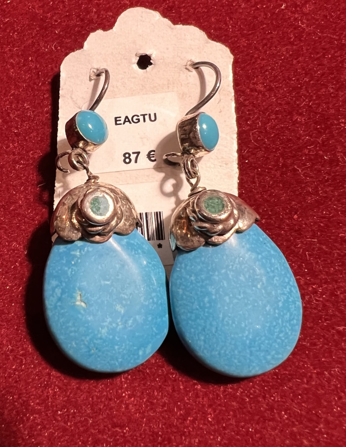 Boucle d'oreille argent