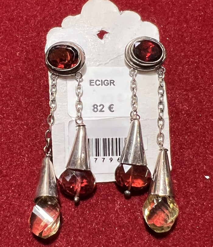 Boucle d'oreille argent