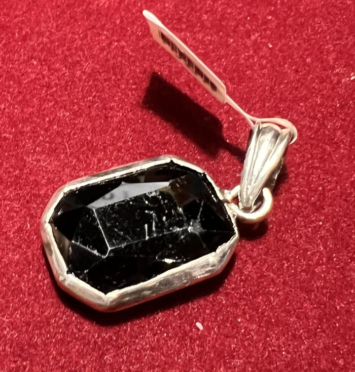 Pendentif argent Howlite