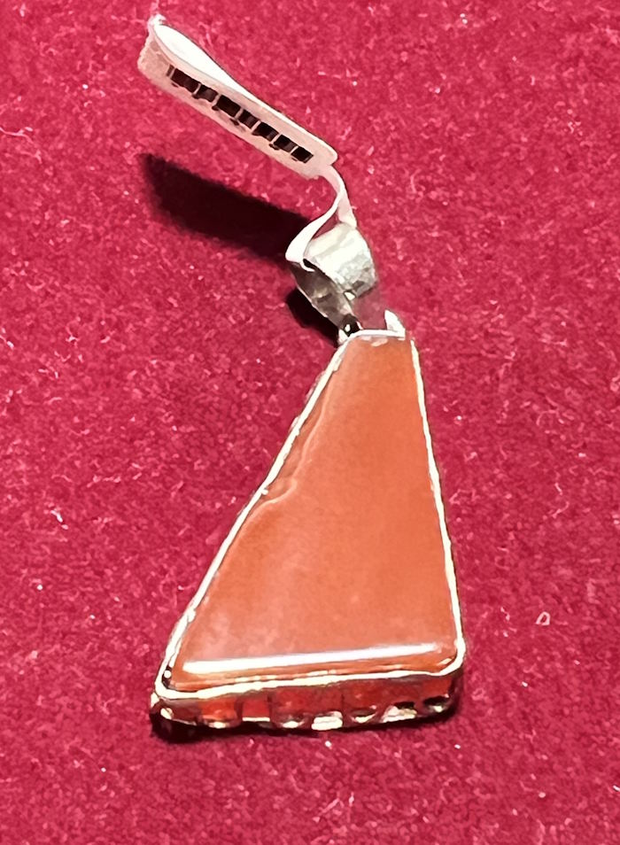 Boucle d'oreille argent Jaspe
