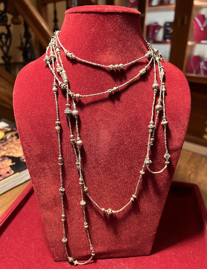 Collier argent