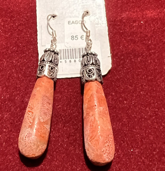 Boucle d'oreille argent