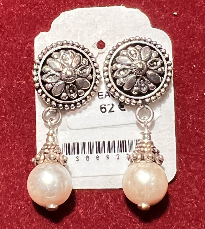 Boucle d'oreille argent