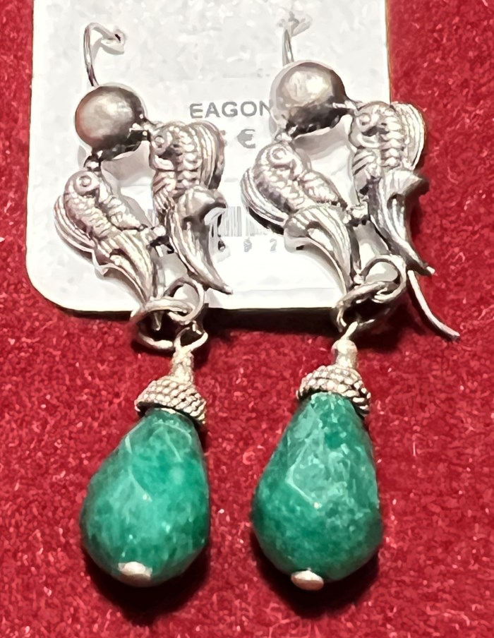 Boucle d'oreille argent