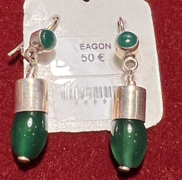 Boucle d'oreille argent