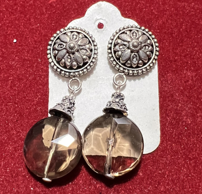 Boucle d'oreille argent