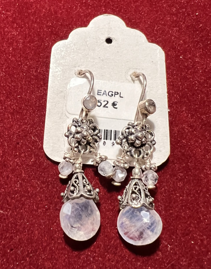 Boucle d'oreille argent