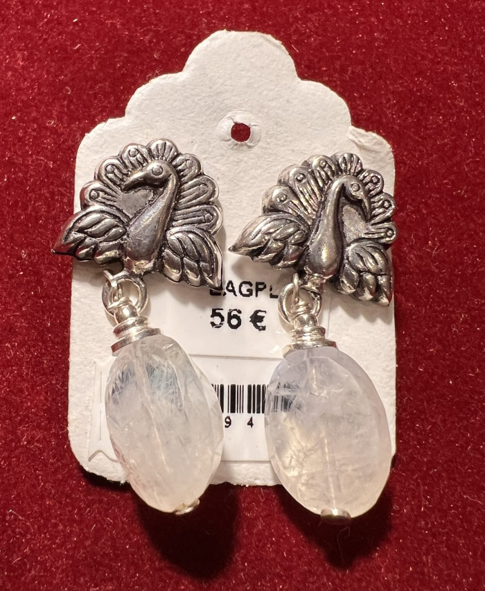 Boucle d'oreille argent