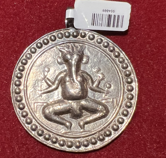 Pendentif argent Ganesh