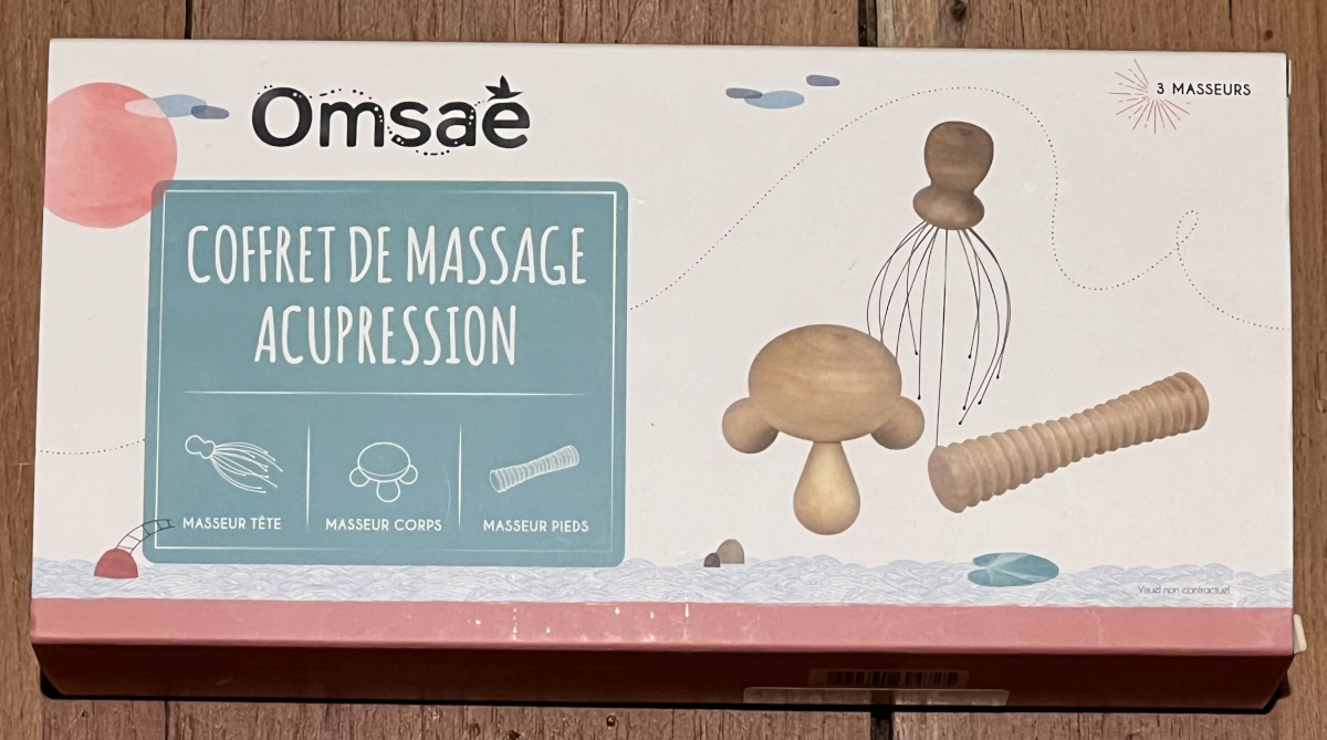 YOGA - COFFRET DE MASSAGE ACUPRESSION