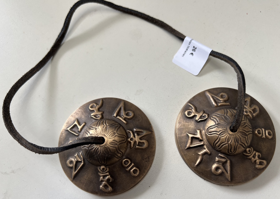 Cymbales bouddhistes tib&eacute;taines 