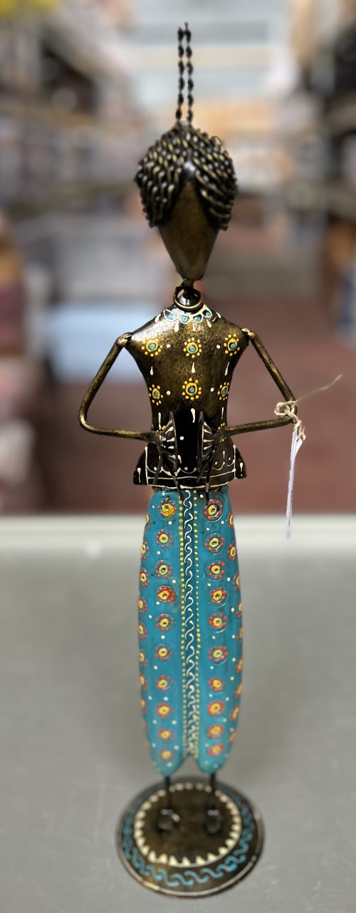 statue musicien metal 43 cm
