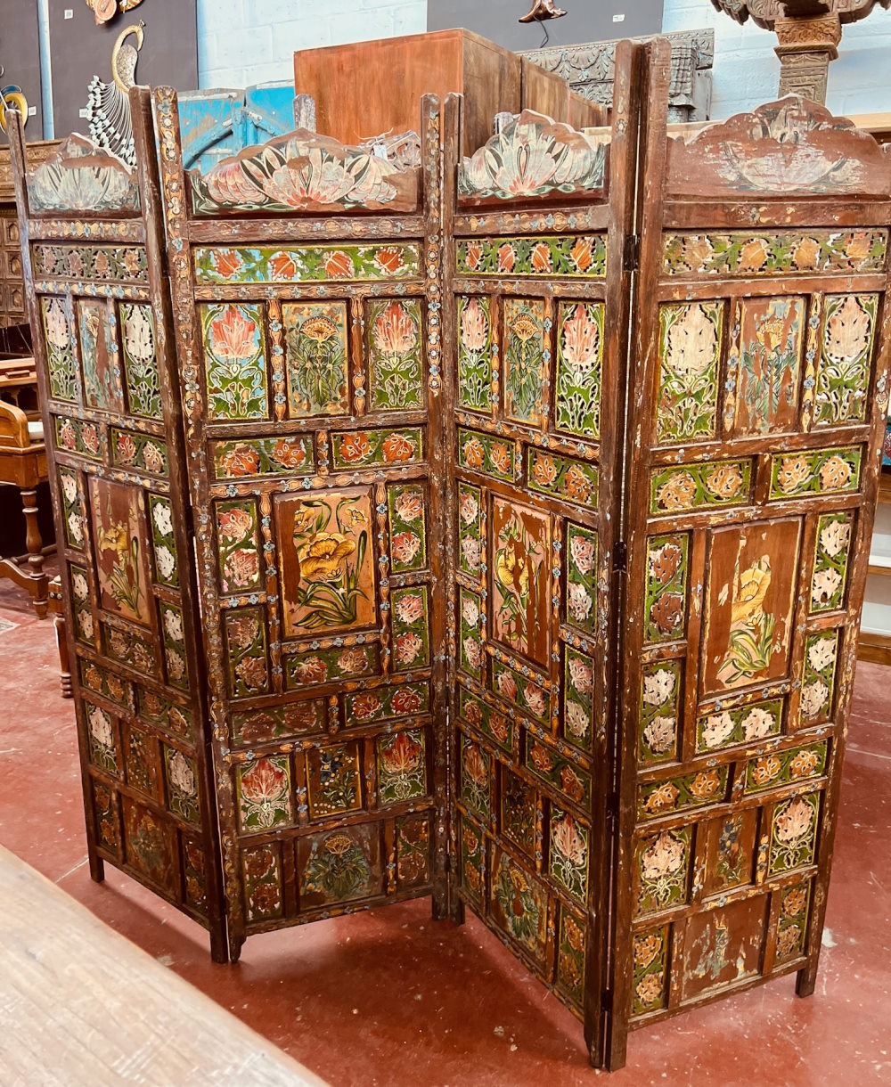 Paravent 185X200 floral