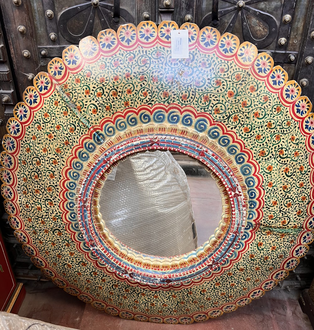 Panneau avec miroir 120 diam