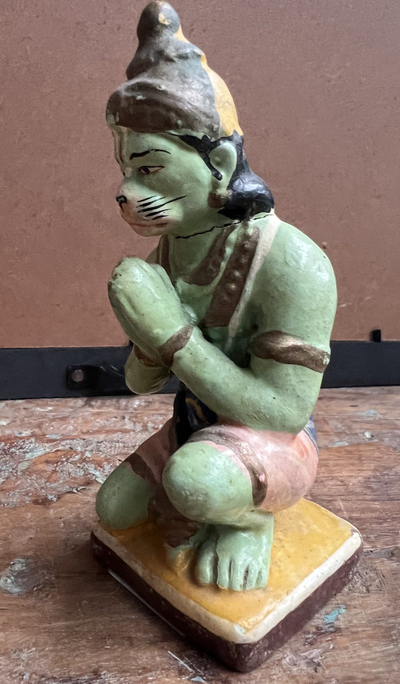 Terracotta ancienne Hanuman 10cm