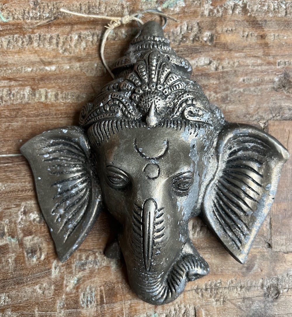 Ganesh mural m&eacute;tal 15cm