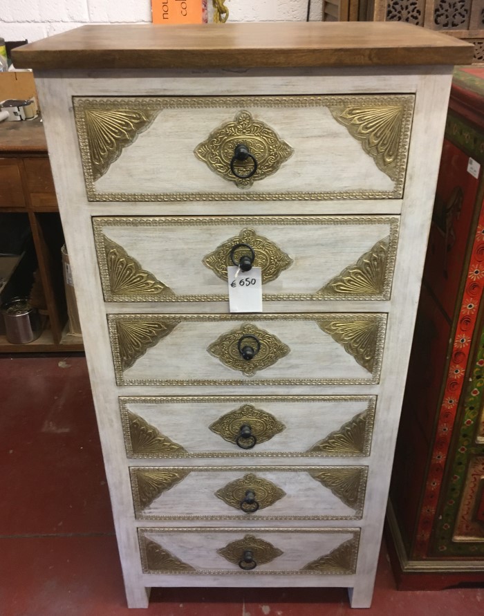 Armoire tiroirs H130x L64x P43