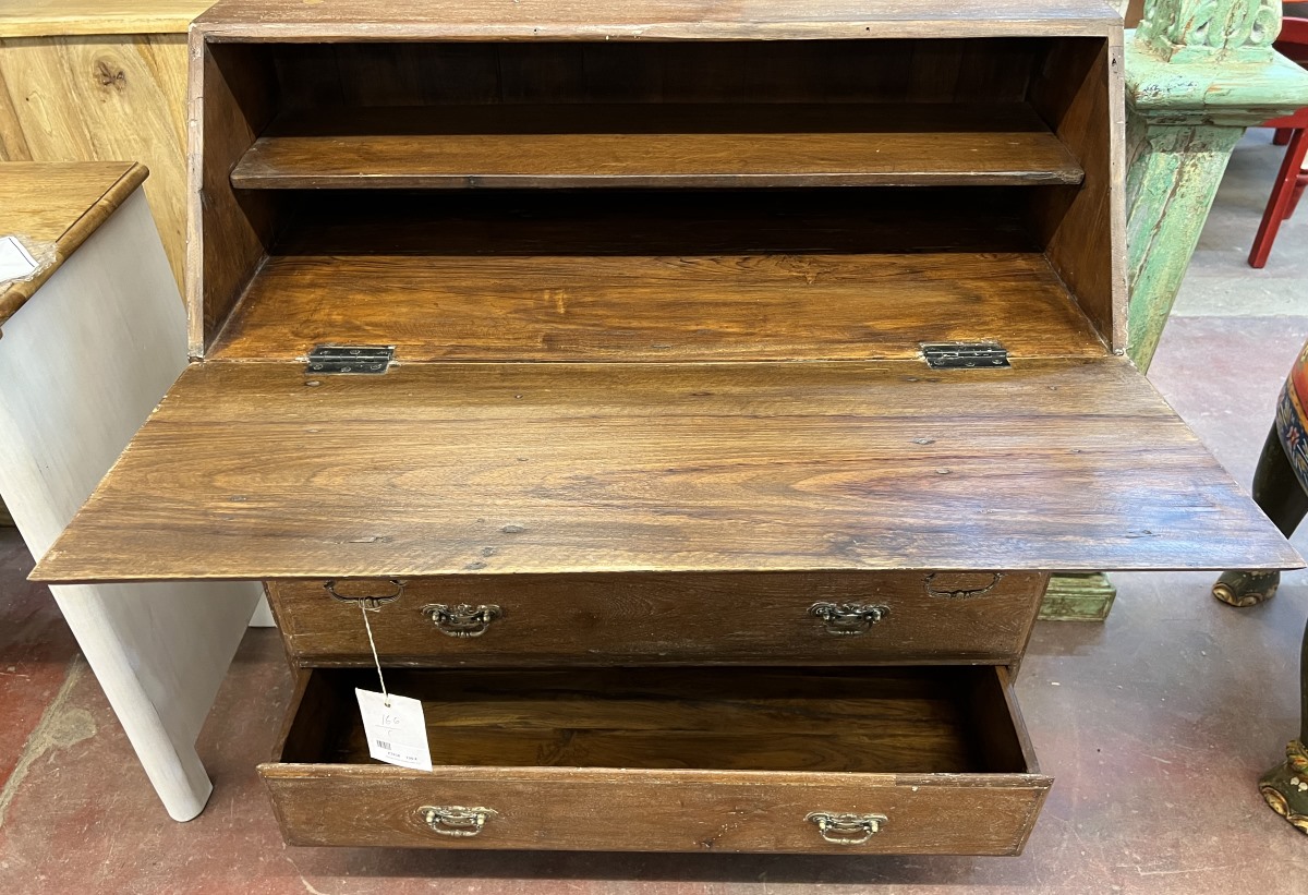 Bureau tiroirs H100x L90x P40