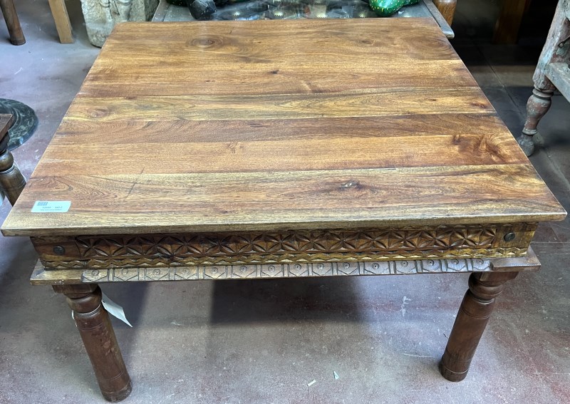 Table salon acacia 80 / 80 / 47