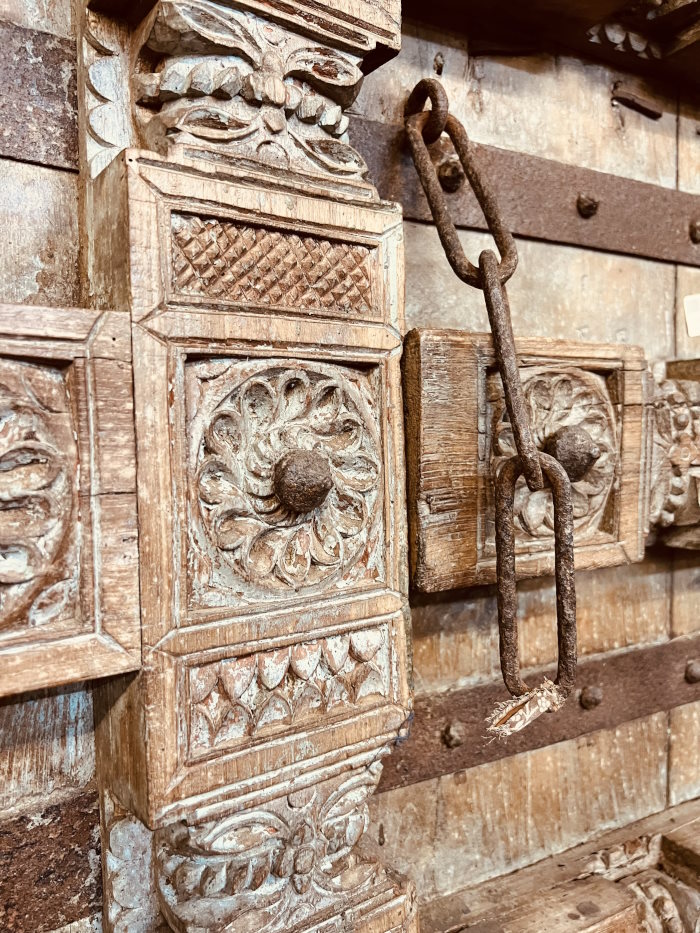 Porte ancienne en bois, 225x160