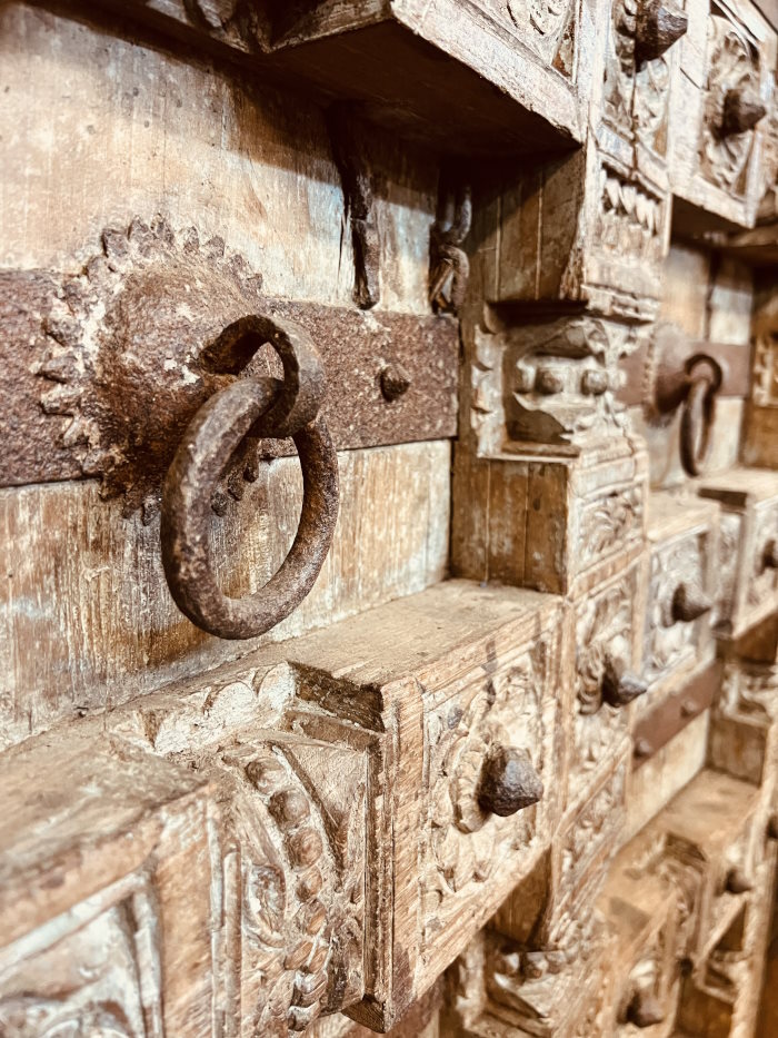 Porte ancienne en bois, 225x160