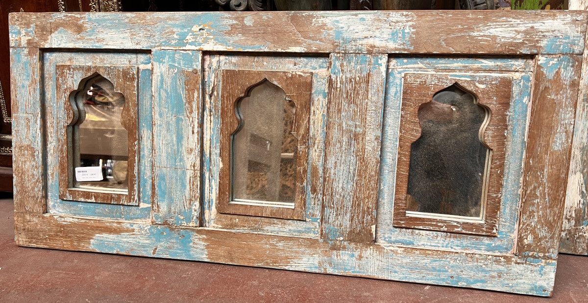 Miroir triple ancien 96X45