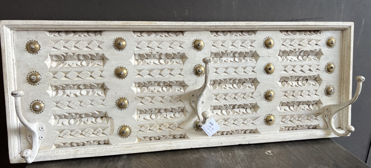 porte manteau 3 crochets laiton