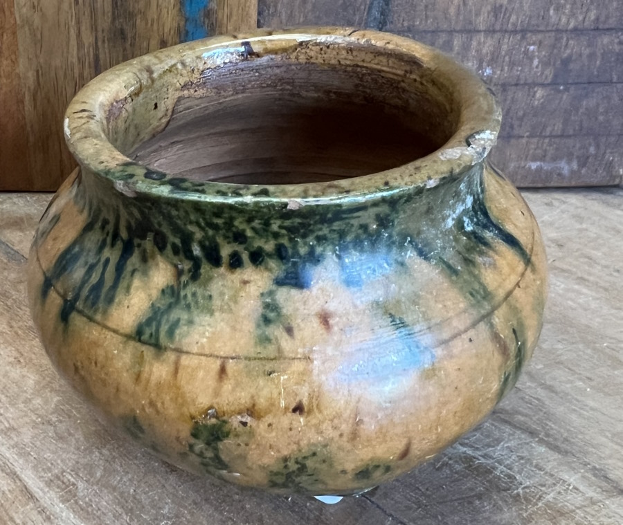 pot céramique ancienne 8cm