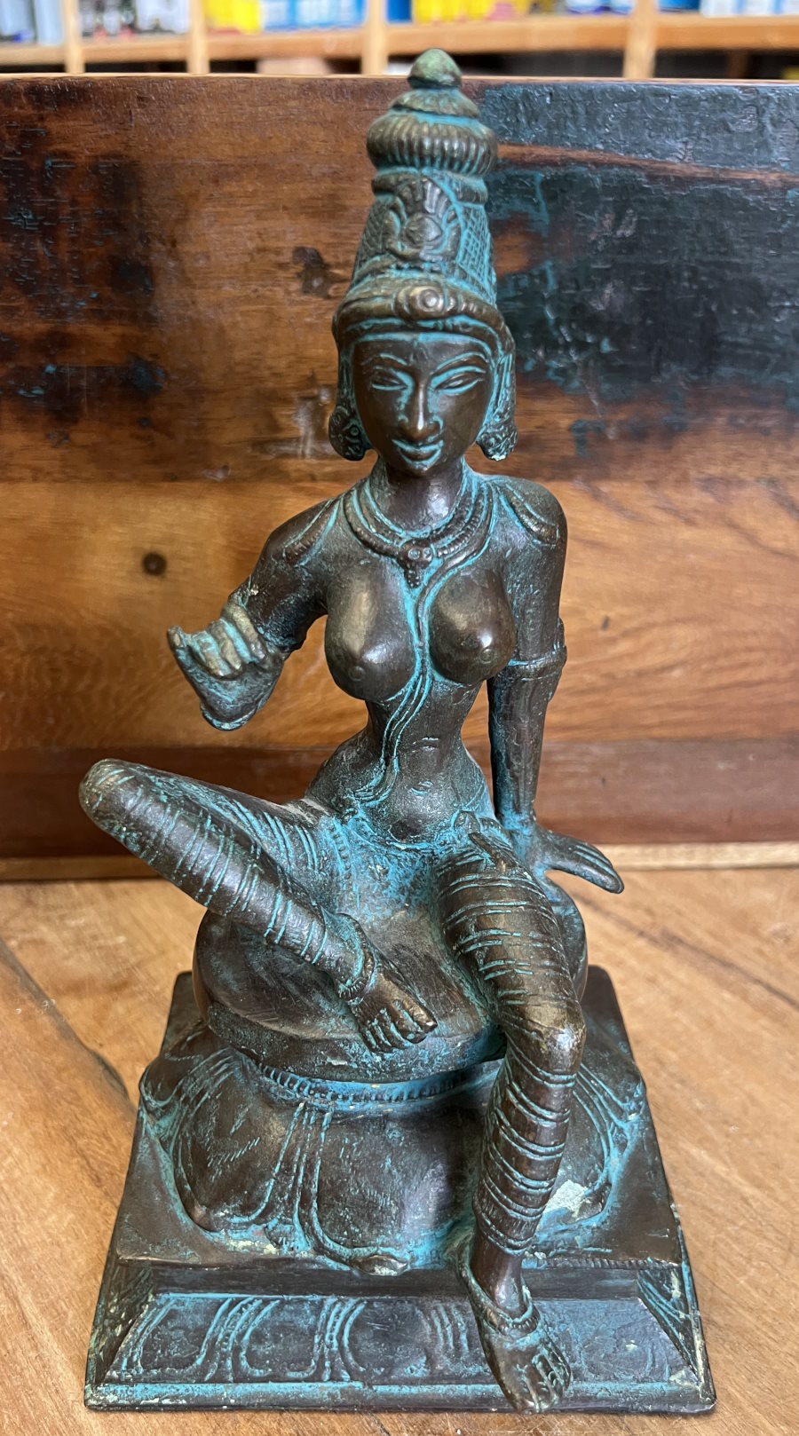 Statue bronze Parvati 25cm