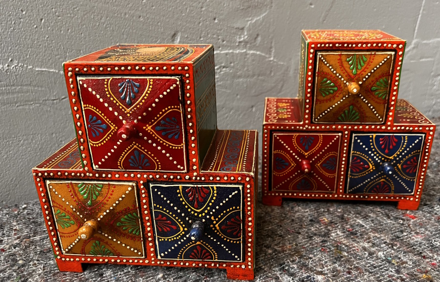 boite en bois 3 tiroirs