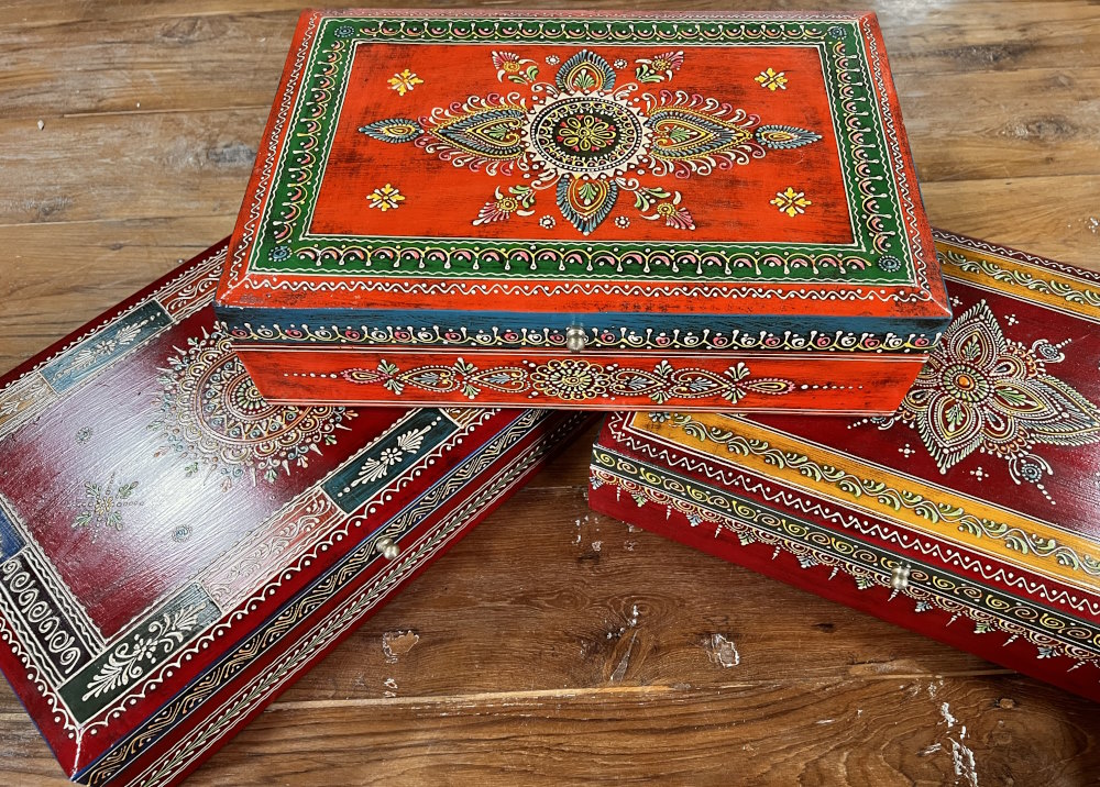 grande bois en bois colorée