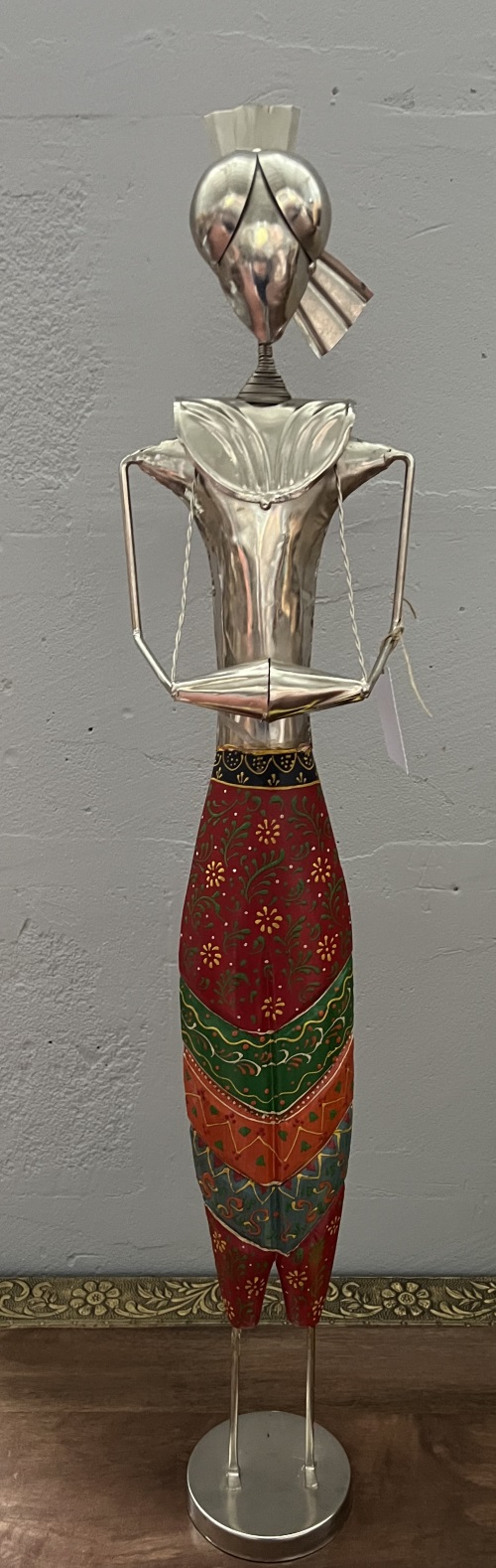musicien metal top argente 78 cm