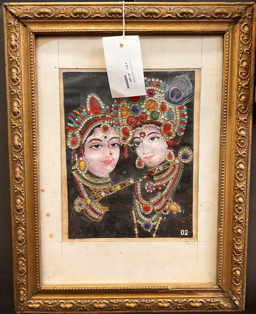 Radha Krishna peinture 50X37