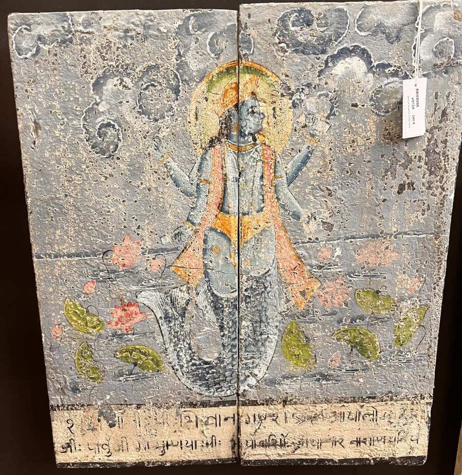 peinture ancienne 57X44 Shiva