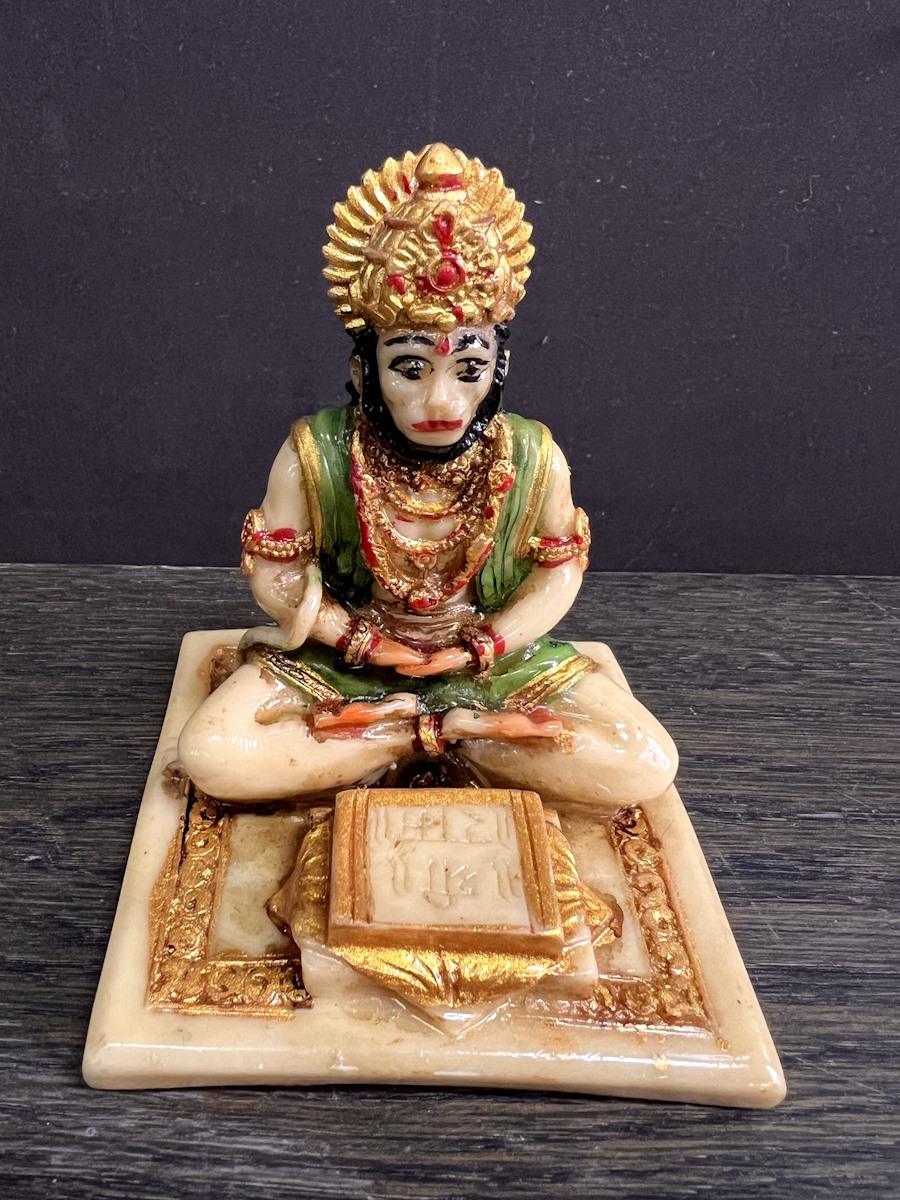 Hanuman peint collection miniatures 2X2X3.5