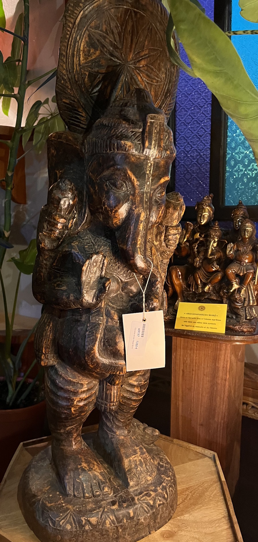 Ganesha ancien Nepal 82cm