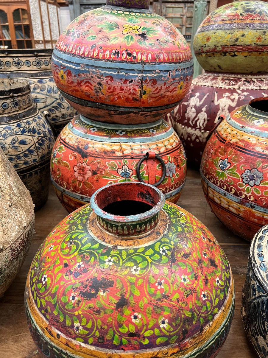 Jarre deco Rajasthan diam 35 - Pot