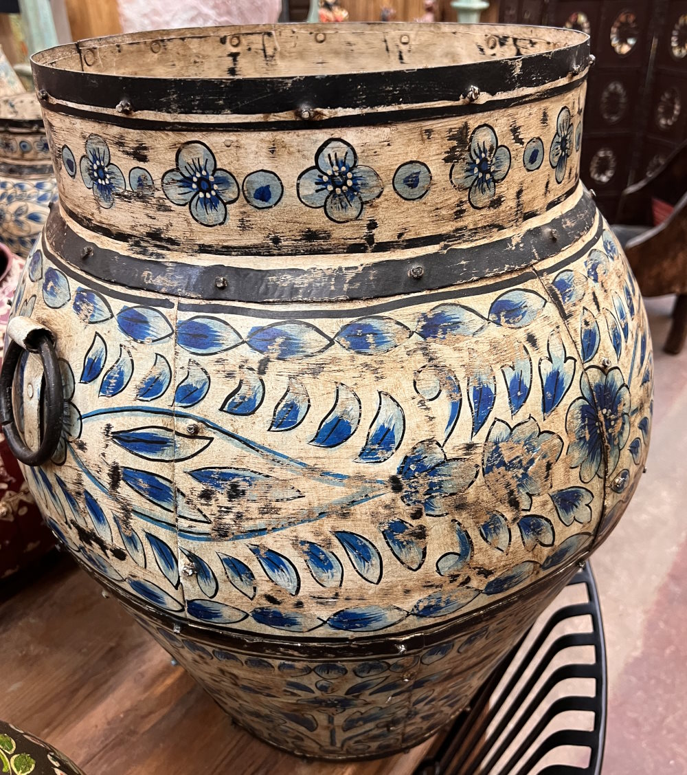 Jarre deco Rajasthan diam 52 ht 63 - Pot 